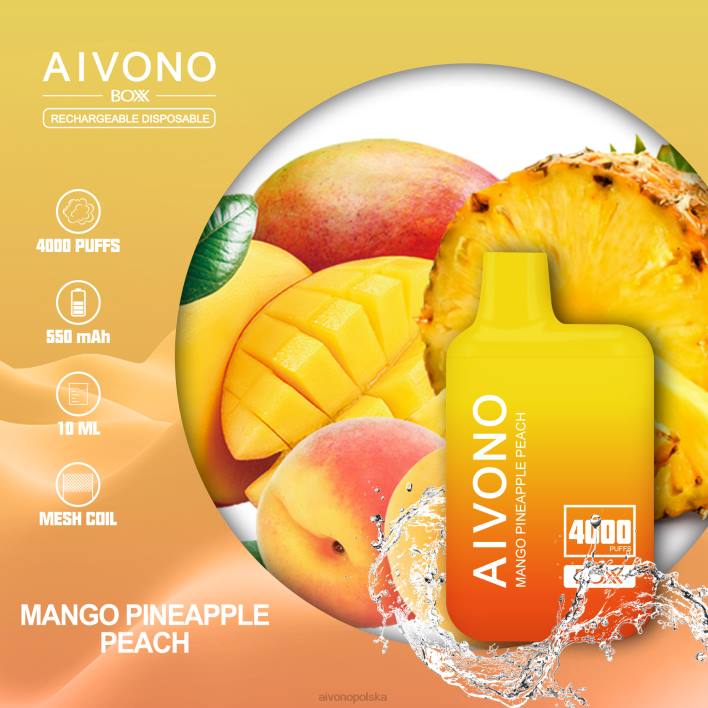 Aivono Polska - Aivono AIM BOXX 4000 mango ananas brzoskwinia F4H8219