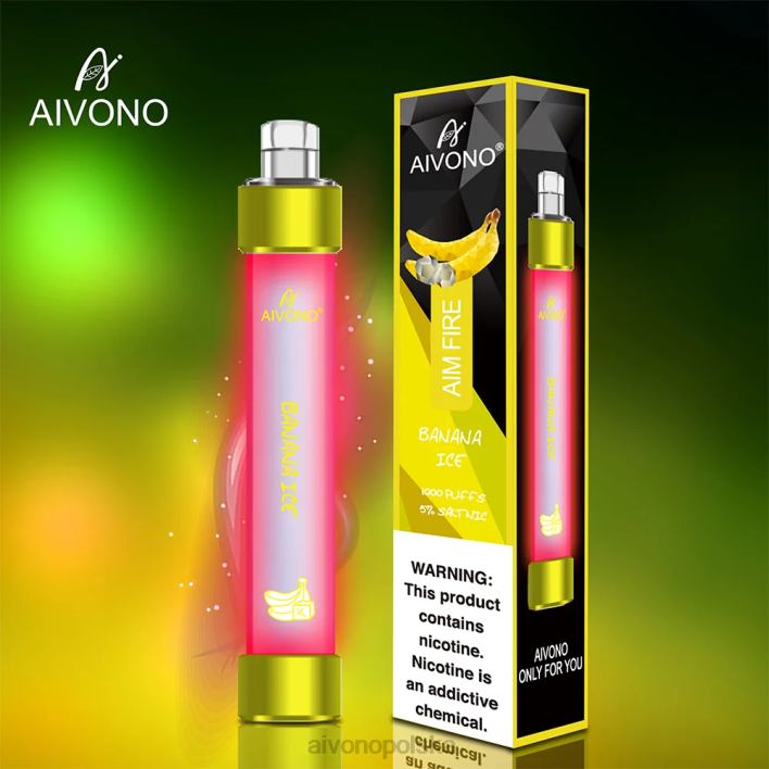 Aivono Polska - Aivono AIM FIRE 1000 lód bananowy F4H8324