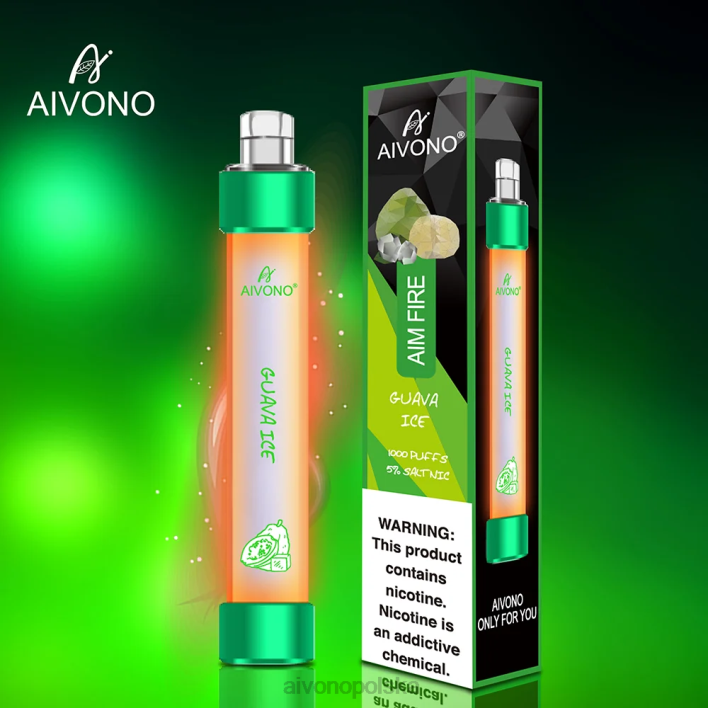 Aivono Polska - Aivono AIM FIRE 1000 lód z guawy F4H8330
