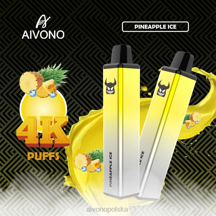 Aivono Polska - Aivono AIM FREAK 4000 lód ananasowy F4H8255
