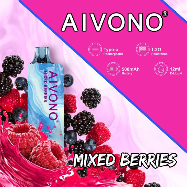 Aivono Polska - Aivono AIM GUN 7000 mieszane jagody F4H8111