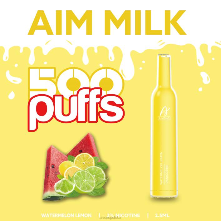 Aivono Polska - Aivono AIM MILK 500 arbuz cytrynowy F4H8270