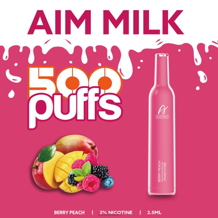 Aivono Polska - Aivono AIM MILK 500 jagodowa brzoskwinia F4H8273