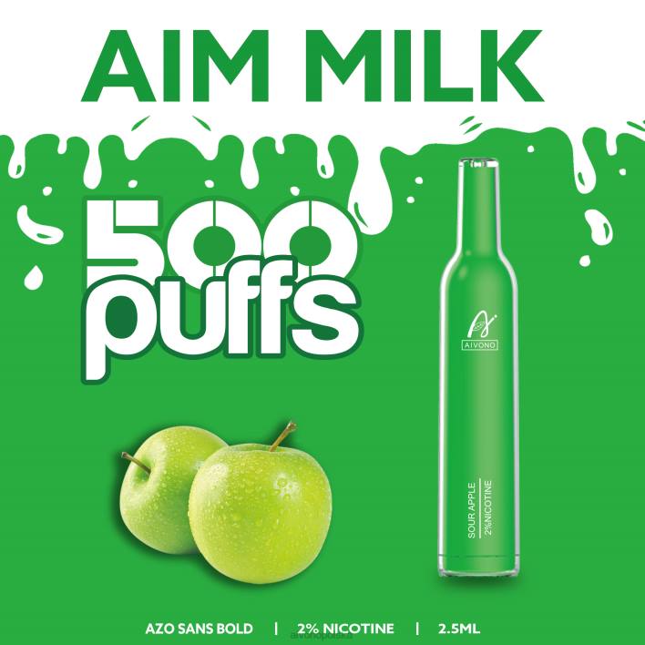 Aivono Polska - Aivono AIM MILK 500 kwaśne jabłko F4H8267