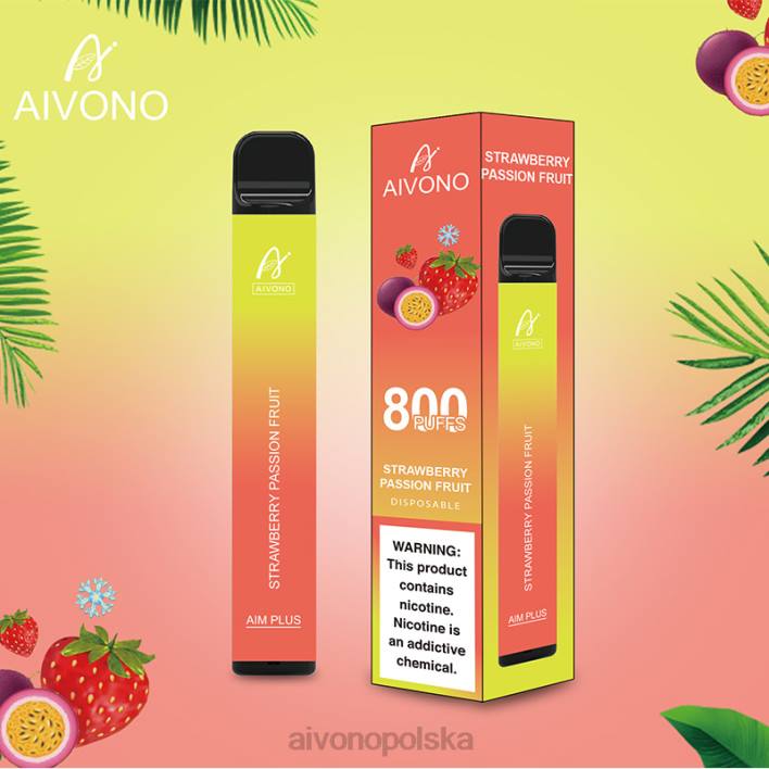 Aivono Polska - Aivono AIM PLUS 800 marakuja truskawkowa F4H8195