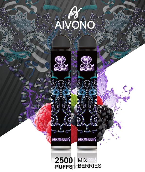 Aivono Polska - Aivono AIM SNAKE 2500 wymieszać jagody F4H8312