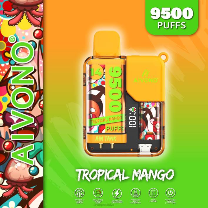 Aivono Polska - Aivono AIM TANK 9500 tropikalne mango F4H839