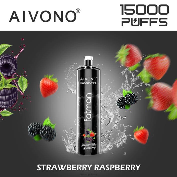 Aivono Polska - Aivono FATMAN 15000 truskawka malina F4H815