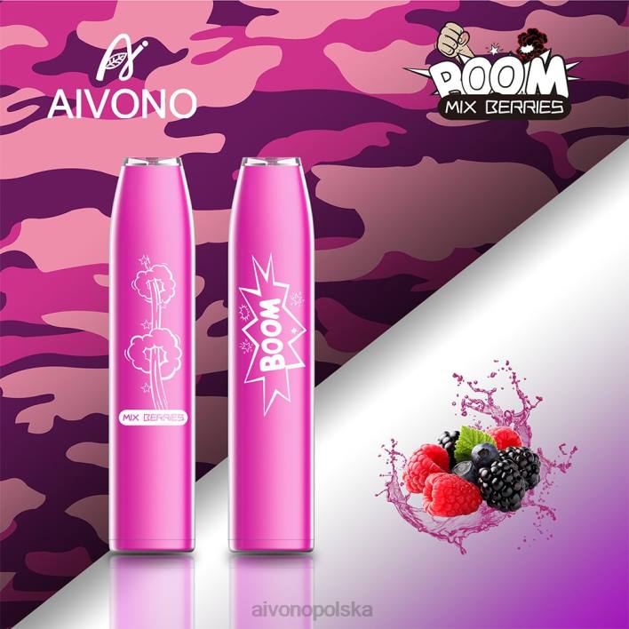 Aivono Vape - Aivono AIM BOOM 600 mieszane jagody F4H8361