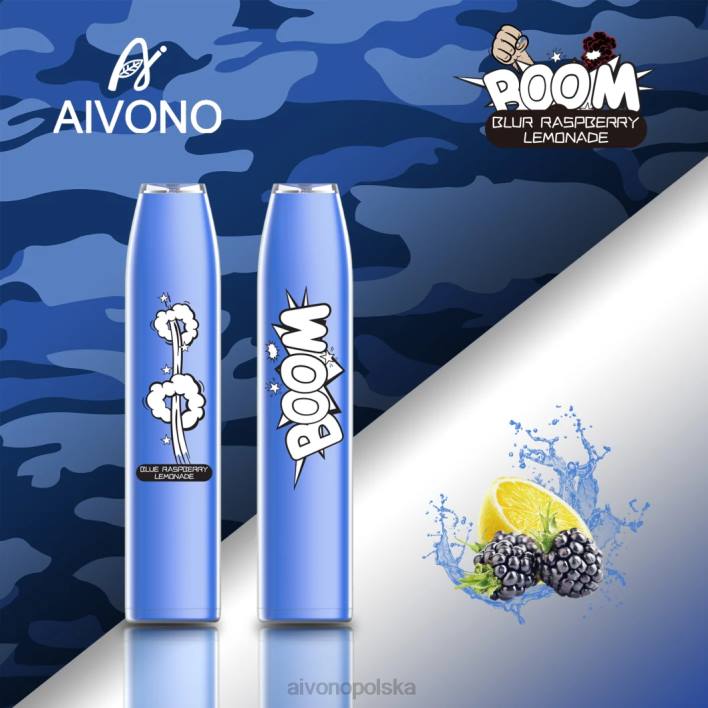 Aivono Vape - Aivono AIM BOOM 600 niebieska lemoniada malinowa F4H8355