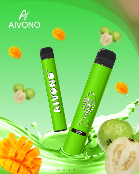 Aivono Vape - Aivono AIM FISHBONE 600 gujawa mango F4H8283