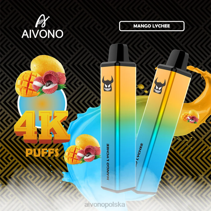 Aivono Vape - Aivono AIM FREAK 4000 liczi mango F4H8262