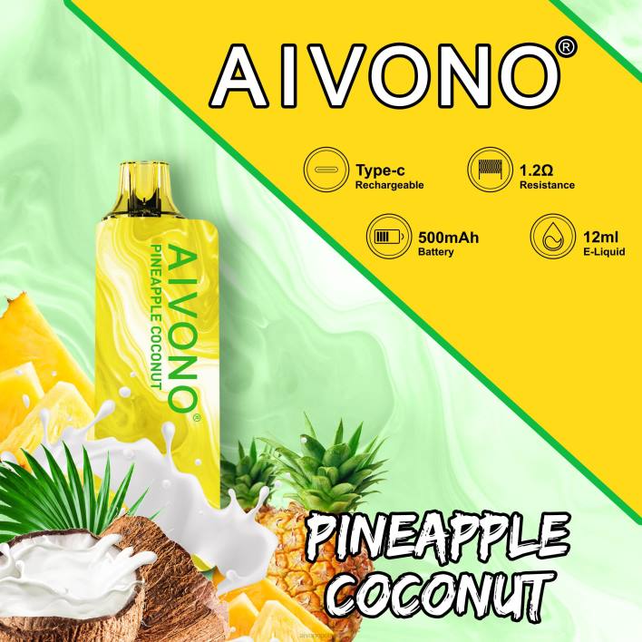 Aivono Vape - Aivono AIM GUN 7000 ananas kokos F4H8106
