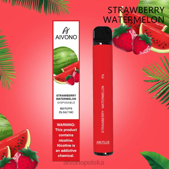 Aivono Vape - Aivono AIM PLUS 800 arbuz truskawkowy F4H8196