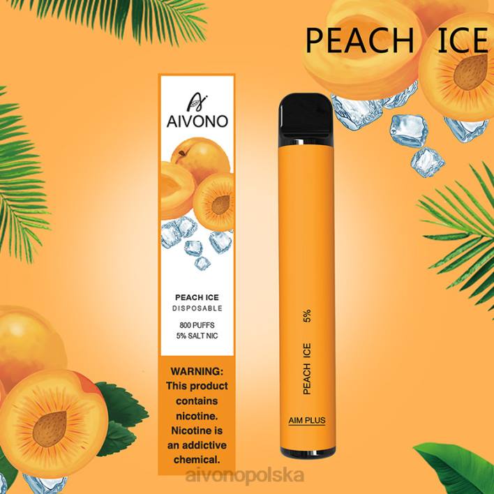 Aivono Vape - Aivono AIM PLUS 800 lód brzoskwiniowy F4H8190