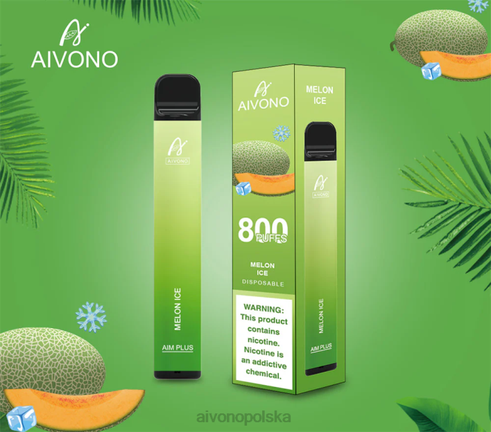 świecący melonowy