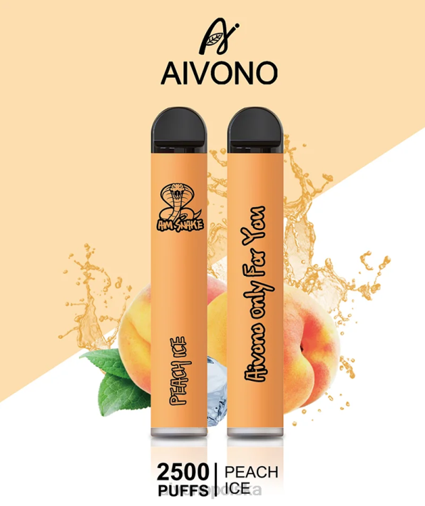 Aivono Vape - Aivono AIM SNAKE 2500 lód brzoskwiniowy F4H8316
