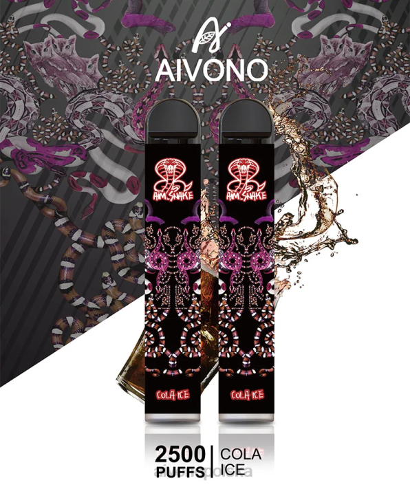 Aivono Vape - Aivono AIM SNAKE 2500 lód coli F4H8301