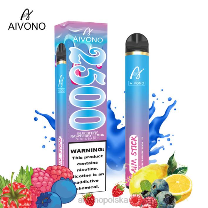 Aivono Vape - Aivono AIM STICK 2500 jagoda malina cytryna F4H8154