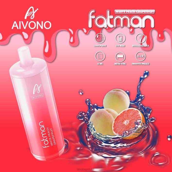 Aivono Vape - Aivono FATMAN 6800 grejpfrut F4H825