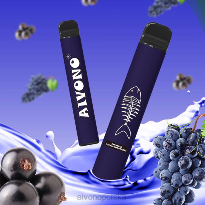 Aivono Vape Review - Aivono AIM FISHBONE 600 winogronowa czarna porzeczka F4H8284