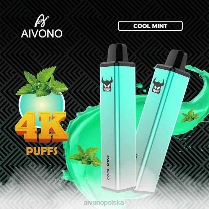 Aivono Vape Review - Aivono AIM FREAK 4000 fajna mięta F4H8254