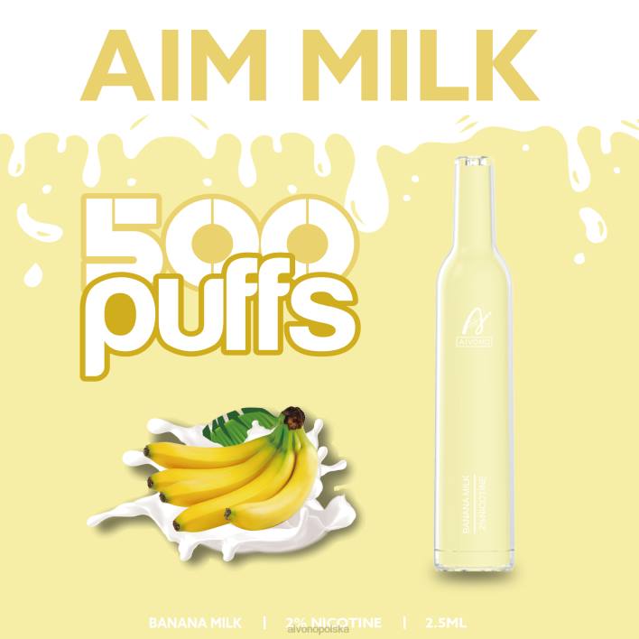 Aivono Vape Review - Aivono AIM MILK 500 mleko bananowe F4H8275