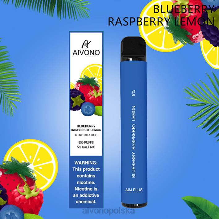 Aivono Vape Review - Aivono AIM PLUS 800 jagoda malina cytryna F4H8173