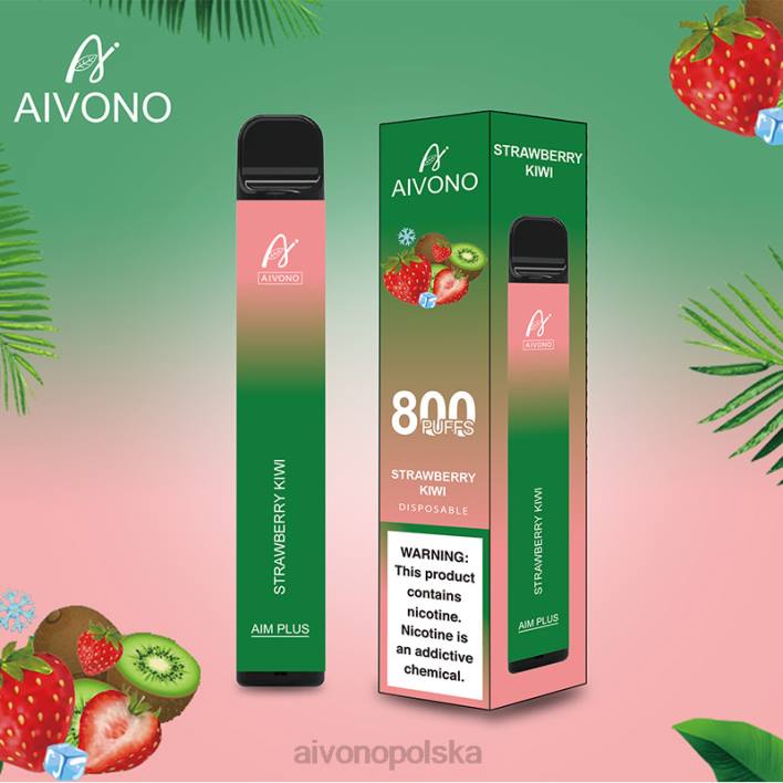 Aivono Vape Review - Aivono AIM PLUS 800 kiwi truskawkowe F4H8194