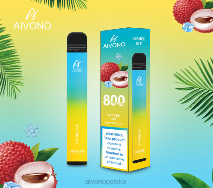 Aivono Vape Review - Aivono AIM PLUS 800 lód liczi F4H8182