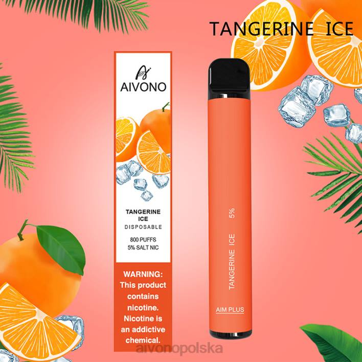 Aivono Vape Review - Aivono AIM PLUS 800 lód mandarynkowy F4H8197