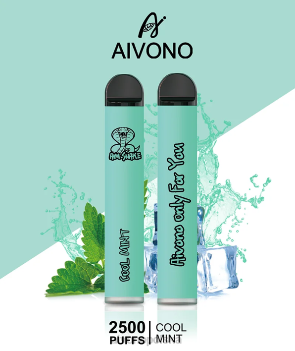 Aivono Vape Review - Aivono AIM SNAKE 2500 fajna mięta F4H8302