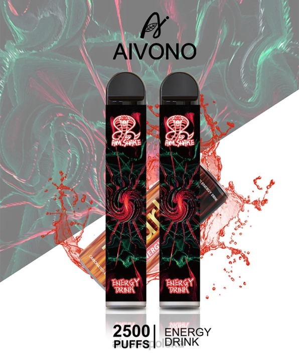 Aivono Vape Review - Aivono AIM SNAKE 2500 napój energetyczny F4H8305