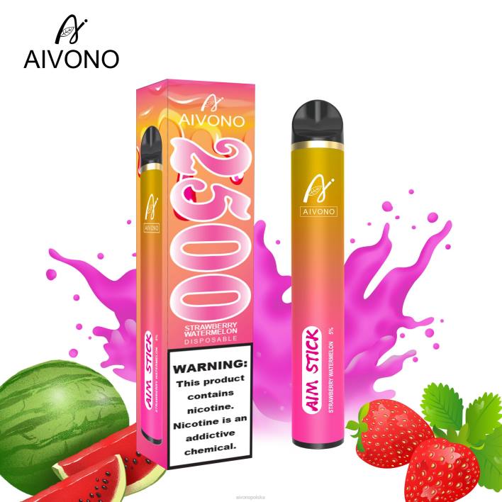 Aivono Vape Review - Aivono AIM STICK 2500 arbuz truskawkowy F4H8149