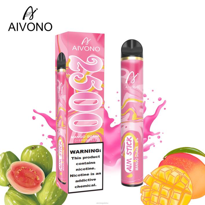 Aivono Vape Review - Aivono AIM STICK 2500 gujawa mango F4H8146