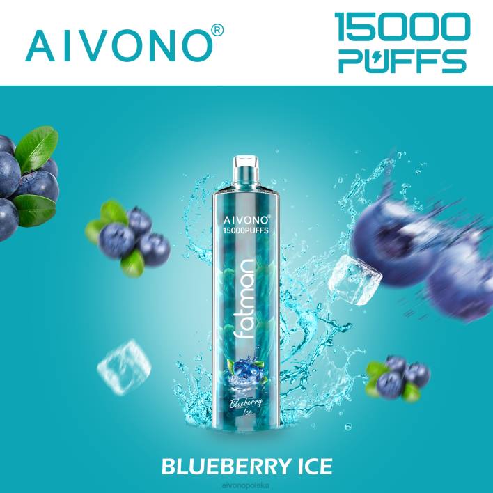 Aivono Vape Review - Aivono FATMAN 15000 lód jagodowy F4H814