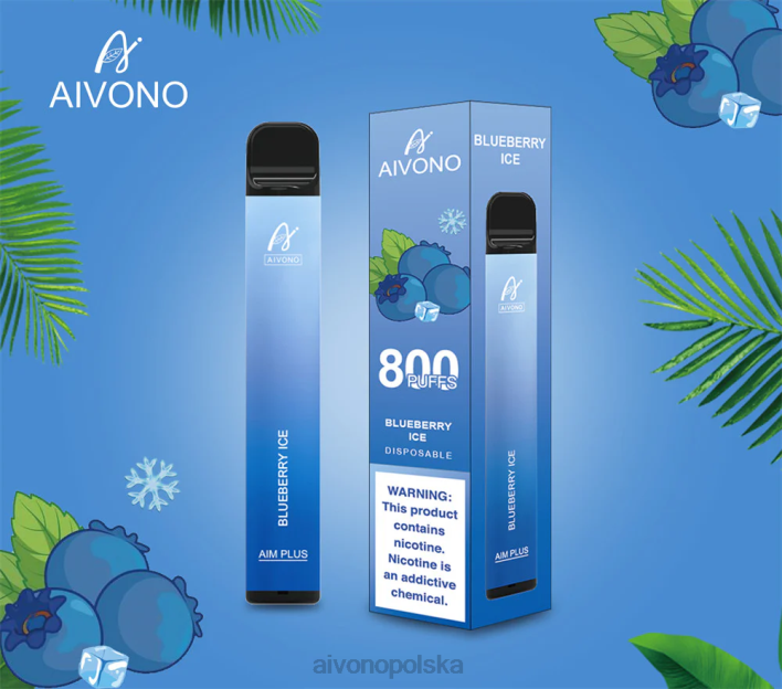 Aivono Vape - Aivono AIM PLUS 800 lód jagodowy F4H8175