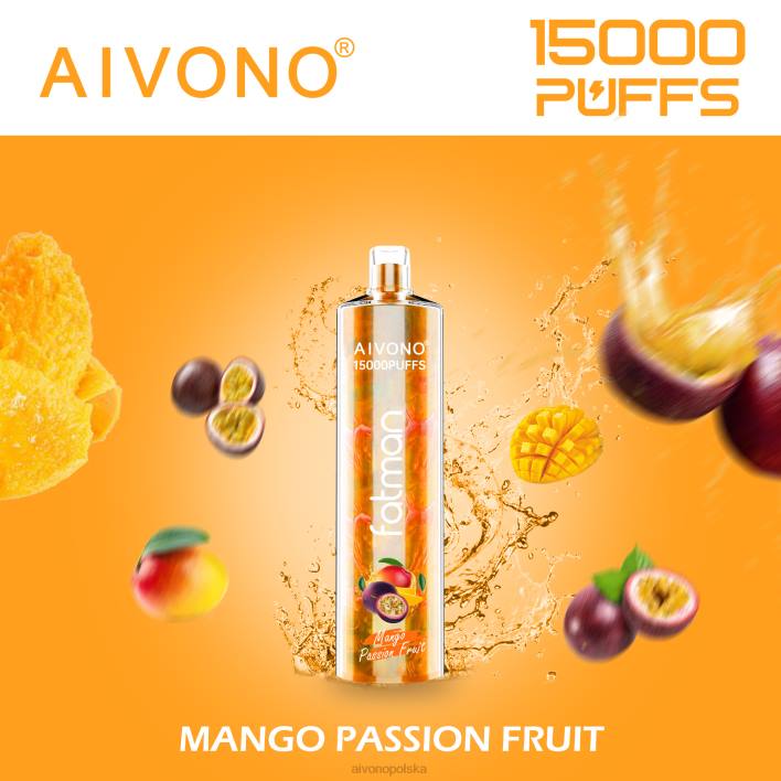 Aivono Vape - Aivono FATMAN 15000 mango, marakuja F4H819